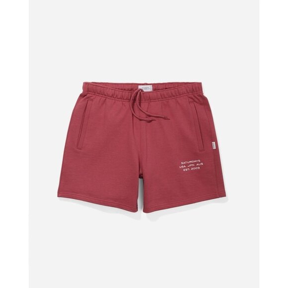 NWT SATURDAYS NEW YORK CITY‎ Austin International Sweat Short Mens Size XL Color - Picture 1 of 8